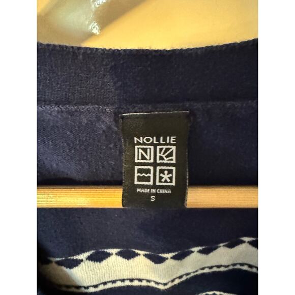 Nollie Aztec Bright Patterned Cardigan Sweater Women's Small - Picture 2 of 7